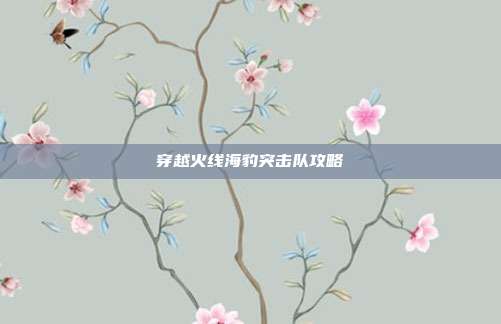 穿越火线海豹突击队攻略