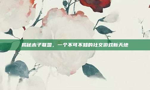 揭秘木子联盟，一个不可不知的社交游戏新天地