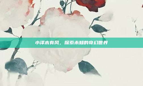小泽木有风,探索未知的奇幻世界