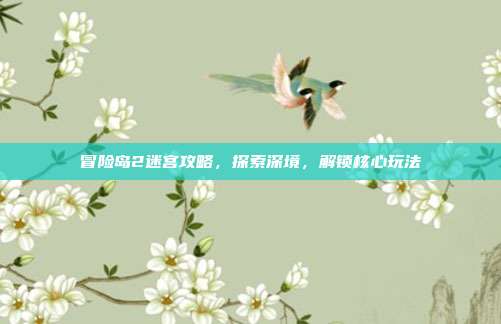 冒险岛2迷宫攻略,探索深境,解锁核心玩法