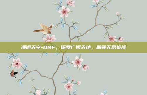 海阔天空-DNF,探索广阔天地,解锁无尽挑战