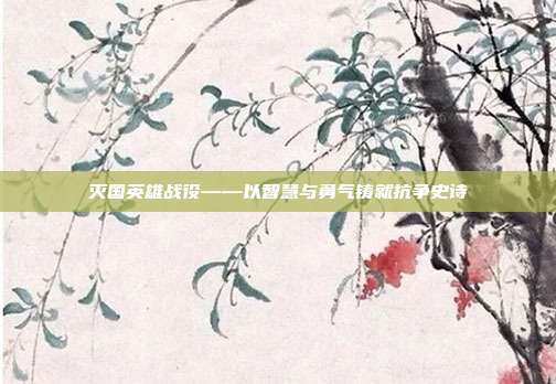 灭国英雄战役——以智慧与勇气铸就抗争史诗