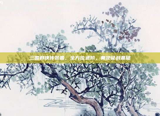 三国群侠传装备,全方位进阶,奠定征战基础