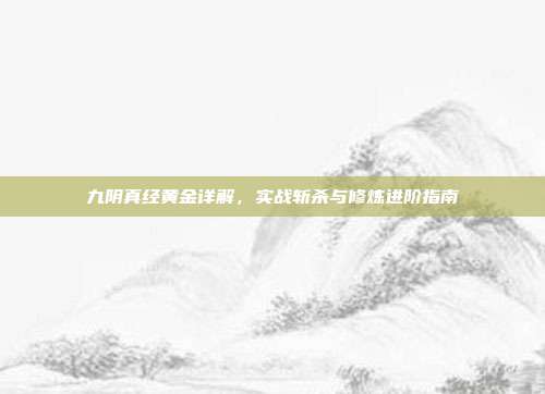 九阴真经黄金详解,实战斩杀与修炼进阶指南