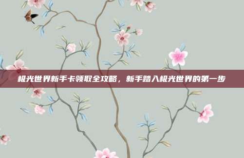 极光世界新手卡领取全攻略,新手踏入极光世界的第一步