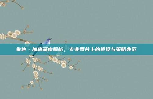 朱迪·加森深度解析,专业舞台上的视觉与策略典范