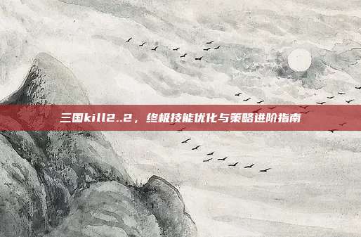 三国kill2..2,终极技能优化与策略进阶指南
