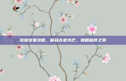 琉璃宝象攻略,解码古老光芒,领略极致之美