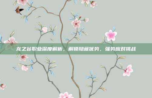 龙之谷职业深度解析,解锁隐藏优势,强势应对挑战