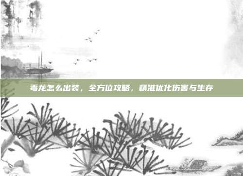 毒龙怎么出装,全方位攻略,精准优化伤害与生存