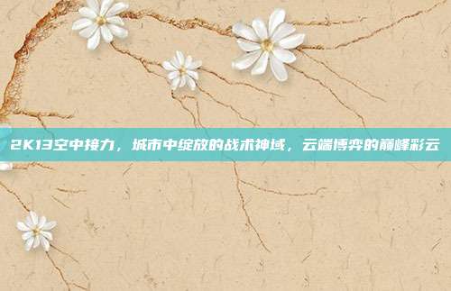 2K13空中接力，城市中绽放的战术神域，云端博弈的巅峰彩云