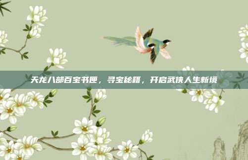 天龙八部百宝书匣,寻宝秘籍,开启武侠人生新境