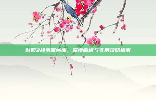 剑网3战宝军械库,深度解析与实用攻略指南