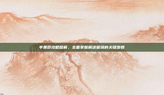 半条命攻略图解,全面掌握解决困境的关键步骤