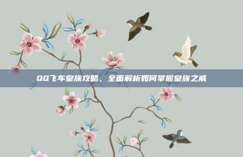 QQ飞车皇族攻略,全面解析如何掌握皇族之威