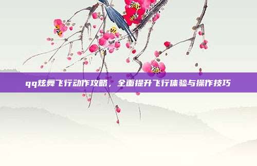 qq炫舞飞行动作攻略,全面提升飞行体验与操作技巧