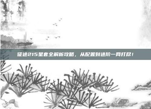 征途215星套全解析攻略,从配置到进阶一网打尽!