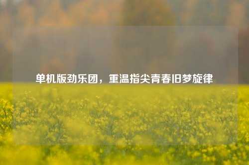 单机版劲乐团，重温指尖青春旧梦旋律