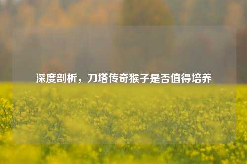 深度剖析，刀塔传奇猴子是否值得培养