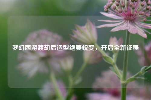 梦幻西游渡劫后造型绝美蜕变，开启全新征程